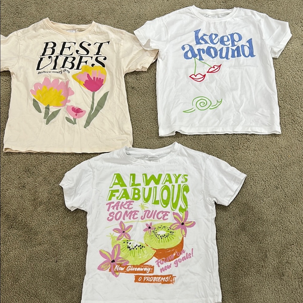 Kids Graphic T-Shirts - Set of 3